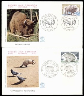 France-1974-Nature-Protection-2x-FDC