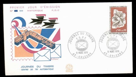 France-1974-Stamp-Day-FDC