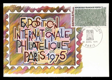 France-1975-ARPHILA-Graphic-Art-Maxicard