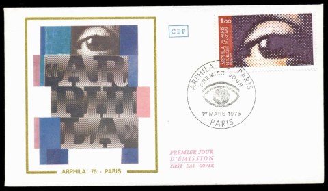 France-1975-ARPHILA-The-Eye-FDC