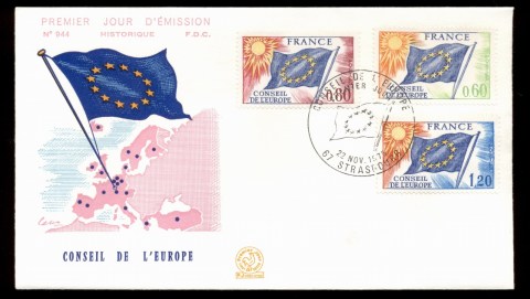 France-1975-Council-of-Europe-FDC