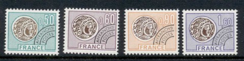 France-1975-Precancels-Gallic-Coins-MUH