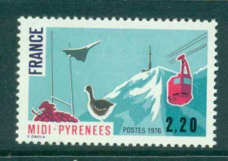 France-1975-Regions-of-France-Midi-Pyrenees-MUH-lot45429