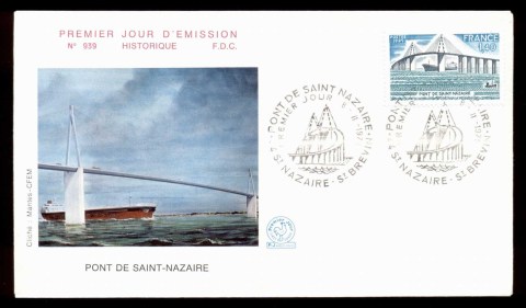 France-1975-Saint-Nazaire-Bridge-FDC