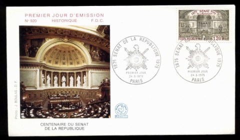 France-1975-Senate-of-the-Republic-FDC