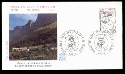 France-1975-Student-health-Foundation-FDC