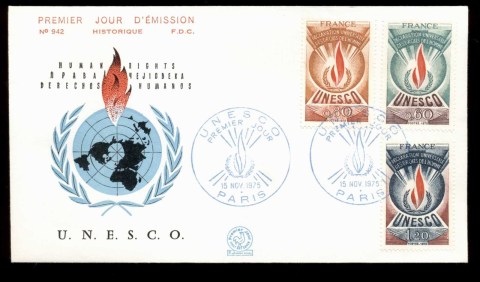 France-1975-UNESCO-FDC