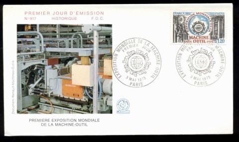 France-1975-World-Machine-Tool-Exhibition-FDC