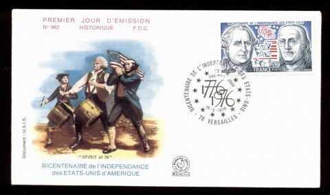 France-1976-American-Bicentennial-FDC