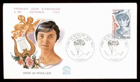 France-1976-Anna-de-Noailles-FDC