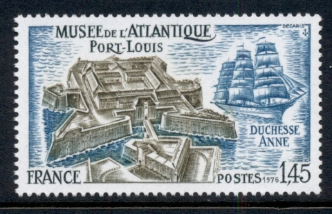 France-1976-Atlantic-Museum-Post-Louis-MUH