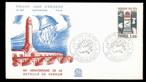 France-1976-Battle-of-Verdun-FDC