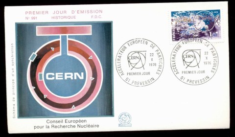 France-1976-CERN-Nuclear-Research-FDC