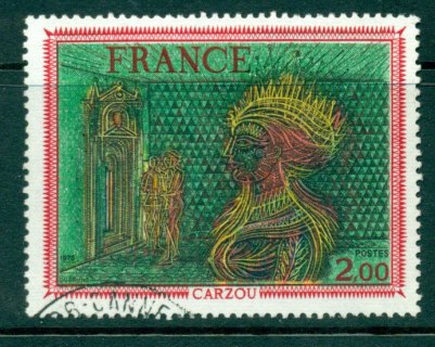 France-1976-Carzou-Painting-FU-Lot24746