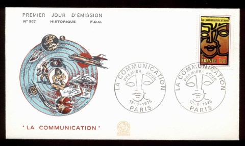 France-1976-Communication-FDC