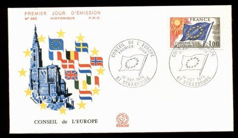 France-1976-Council-of-Europe-FDC