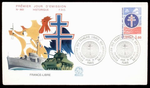 France-1976-Cross-of-Lorraine-FDC