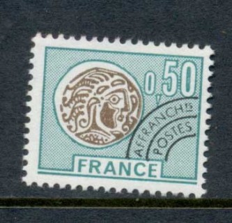 France-1976-Gallic-Coin-precancels-50c-MUH