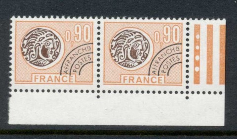 France-1976-Gallic-Coin-precancels-90c-pr-MUH