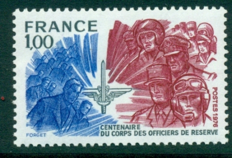 France-1976-Officer-Reserve-Corps-MUH-Lot29211