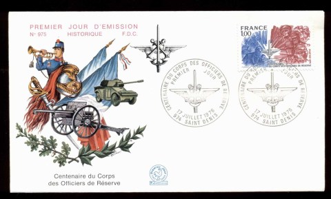 France-1976-Officers-reserve-Corps-FDC