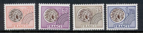 France-1976-Precancels-Gallic-Coin-MUH