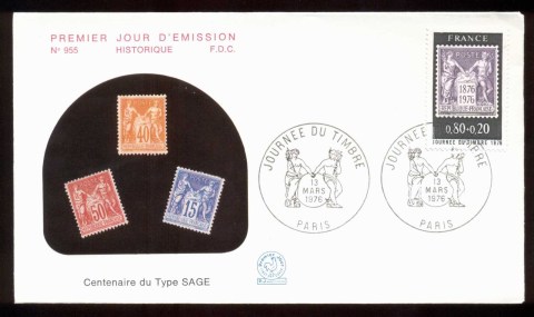 France-1976-Stamp-Day-FDC