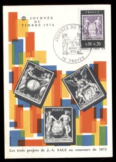 France-1976-Stamp-Day-Maxicard_1