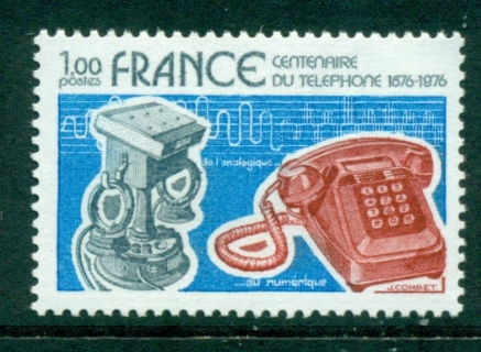 France-1976-Telephone-Centenary-MUH-Lot29212