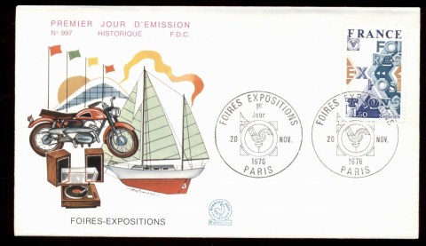 France-1976-Trade-Fairs-Exhibitions-FDC