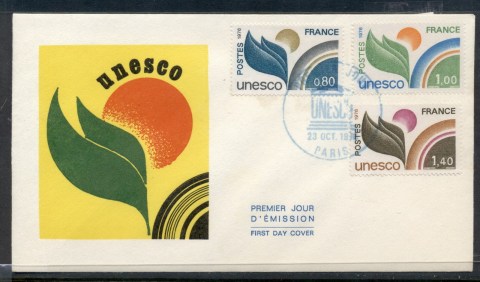 France-1976-UNESCO-FDC