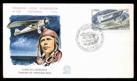 France-1977-Charles-Lindberg-FDC