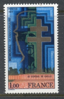 France-1977-Charles-de-Gaulle-Monument-MUH