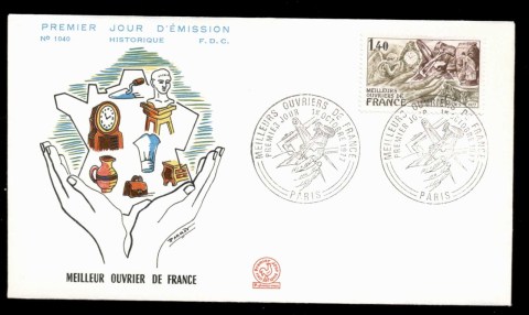 France-1977-French-Handicrafts-FDC