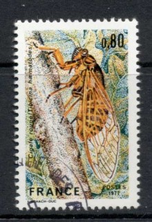 France-1977-Nature-Protection-Cicada-FU