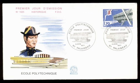 France-1977-Polytechnic-School-FDC