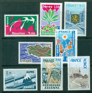 France-1977-Regions-8-MUH-Lot24763