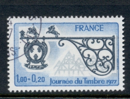 France-1977-Stamp-day-FU