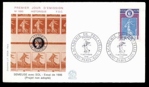 France-1978-Academy-of-Philately-FDC