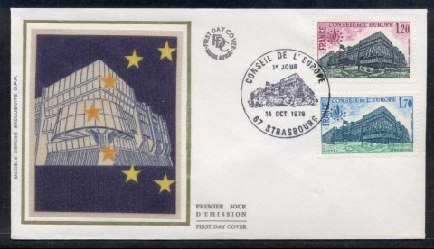 France-1978-Council-of-Europe-Strasbourg-FDC