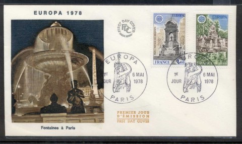 France-1978-Europa-Architecture-FDC