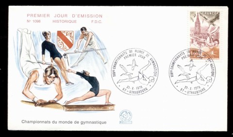 France-1978-Gymnastics-FDC