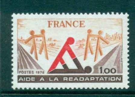 France-1978-Handicapped-MUH-lot45464