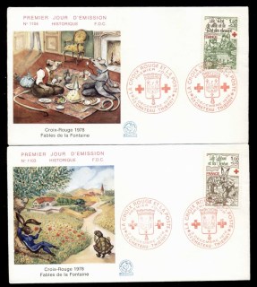 France-1978-Red-Cross-2x-FDC