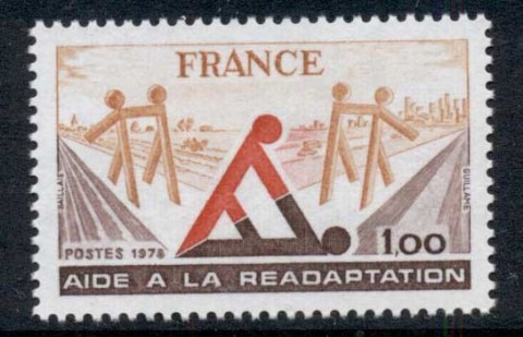 France-1978-Rehabilitation-of-the-Handicapped-MUH