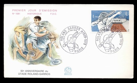 France-1978-Roland-Garros-Tennis-FDC