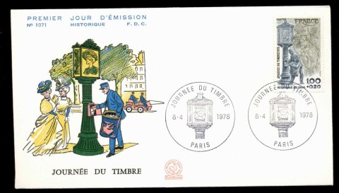 France-1978-Stamp-Day-FDC_1