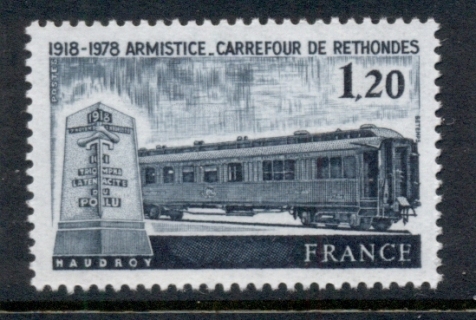 France-1978-WWI-Armistice-60th-Anniversary-MUH