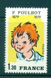 France-1979-Boy-by-Francisque-Poulbot-MLH-lot45468