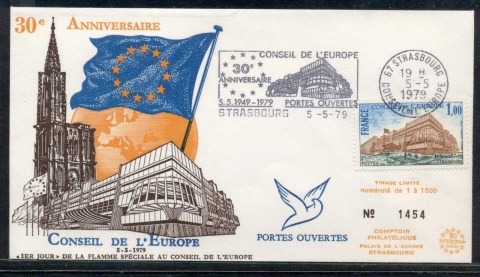 France-1979-Council-of-Europe-FDC